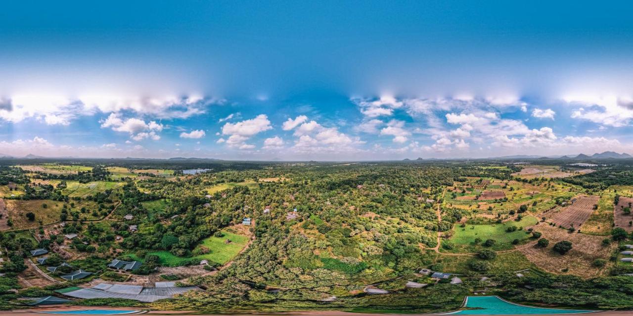 Nivadoo Resort Sigiriya Exterior foto View of the village from the top of the hill